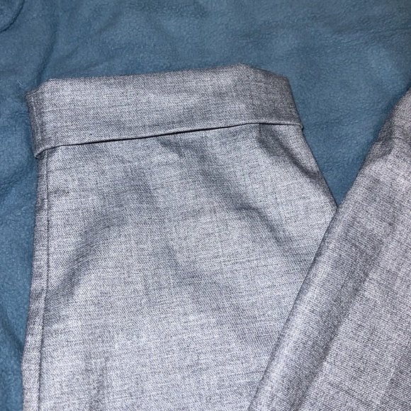 Zara Structured Heather Gray Suit Pant - Picture 2 of 7